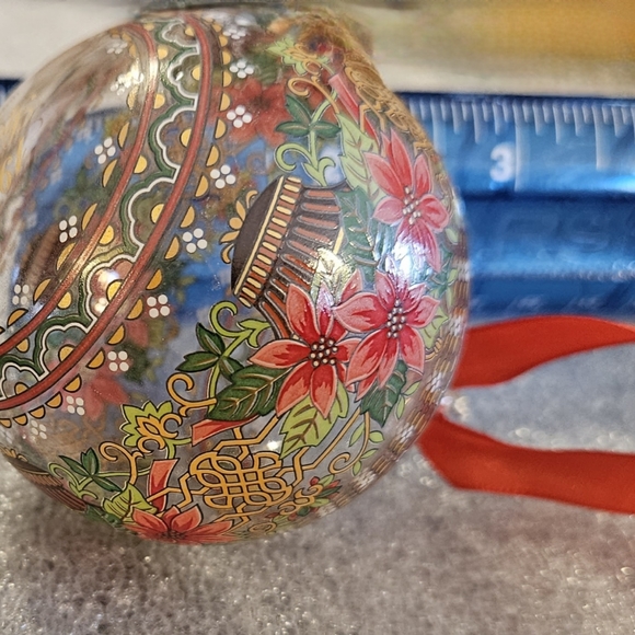 Blown Glass Crystal Ball 1997.  Designer Rudolf Pastor.  Very colorful. - Picture 4 of 9